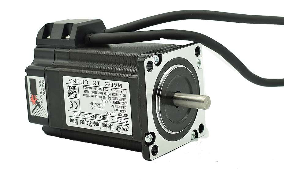 86BYGH480EC-1000 (NEMA23) — Closed-Loop Stepper Motor + 2HSS57 Driver